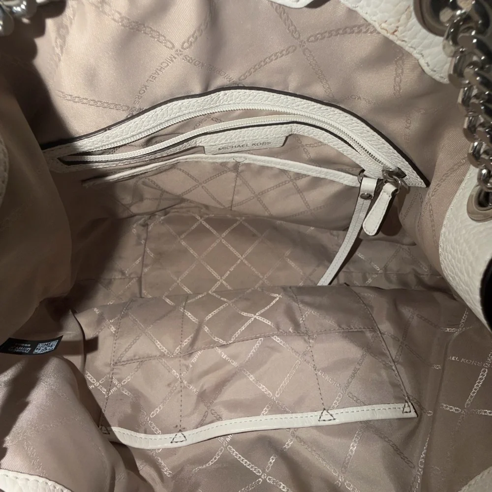 Michael Kors Alanis Small Pebbled Leather Bucket Bag
